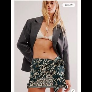 Free People Sweet As A Beach Mini Shirt Size 12